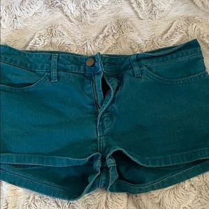 American apparel denim shorts